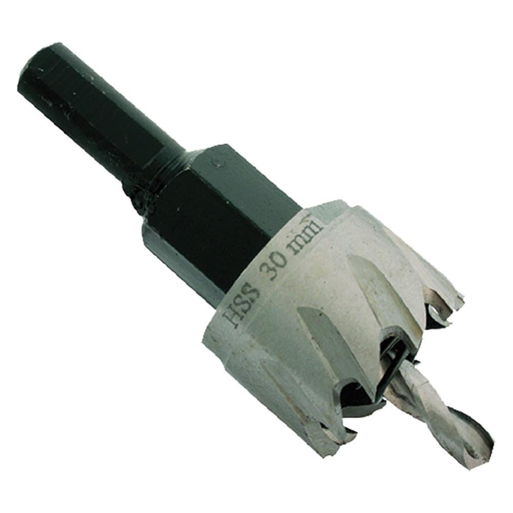 KRINO 24025 Fresas Frontales HSS-CO 5% Cuatro Dientes Con Mango Morse Serie Corta 24025