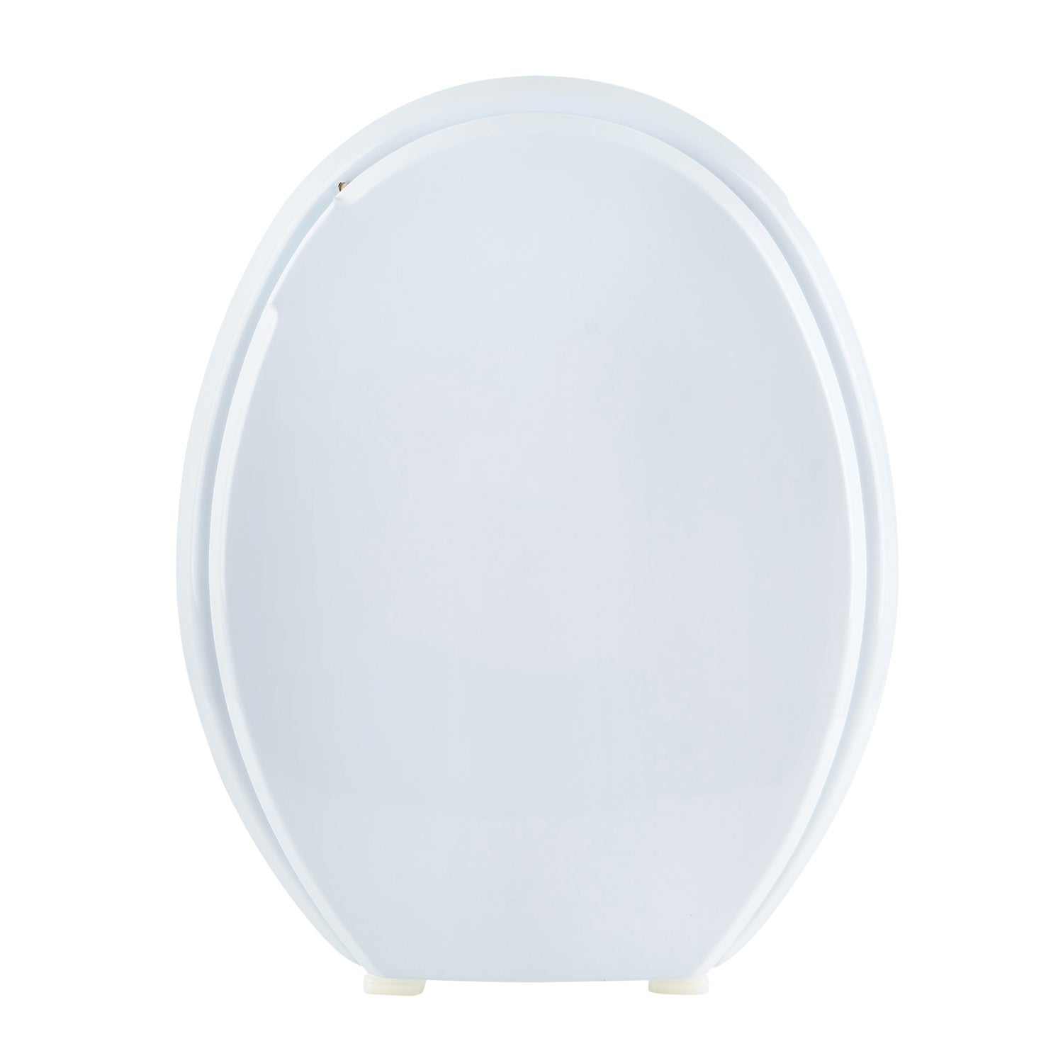 Sedile WC copriwater universale in plastica bianco coprivaso ovale  STEFANPLAST