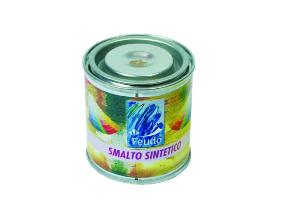 SMALTO SINTETICO BIANCO SATINATO ML.125 PER LEGNO E FERRO