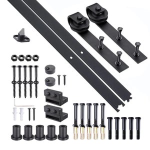 KIT PER PORTA SCORREVOLE BINARIO 300cm E ACCESSORI PORTATA 80kg