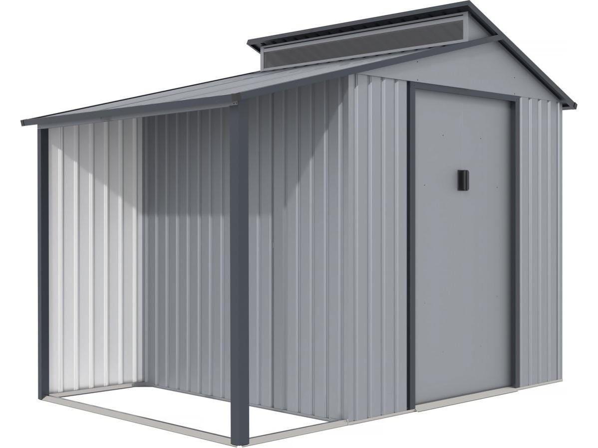 Capanno da giardino in metallo con pergola