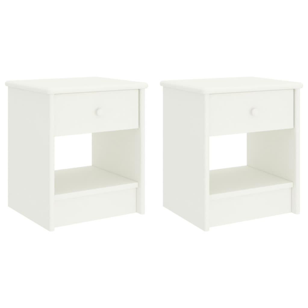 VidaXL Comodini 2 pz Arancioni 35x35x51 cm in Acciaio | Leroy Merlin
