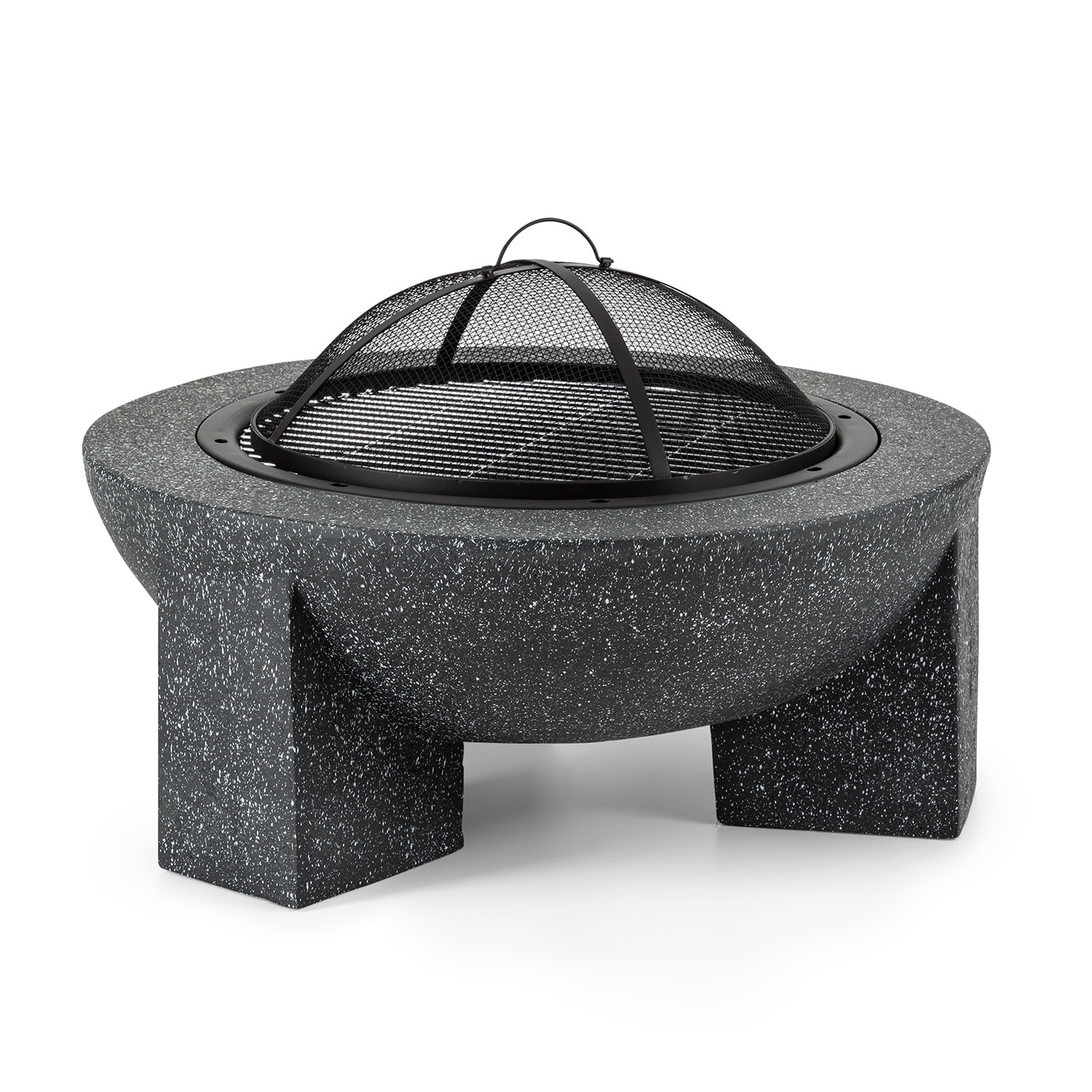 Braséro de jardin Blumfeldt Troja - Barbecue Ø 75 cm avec pare ...