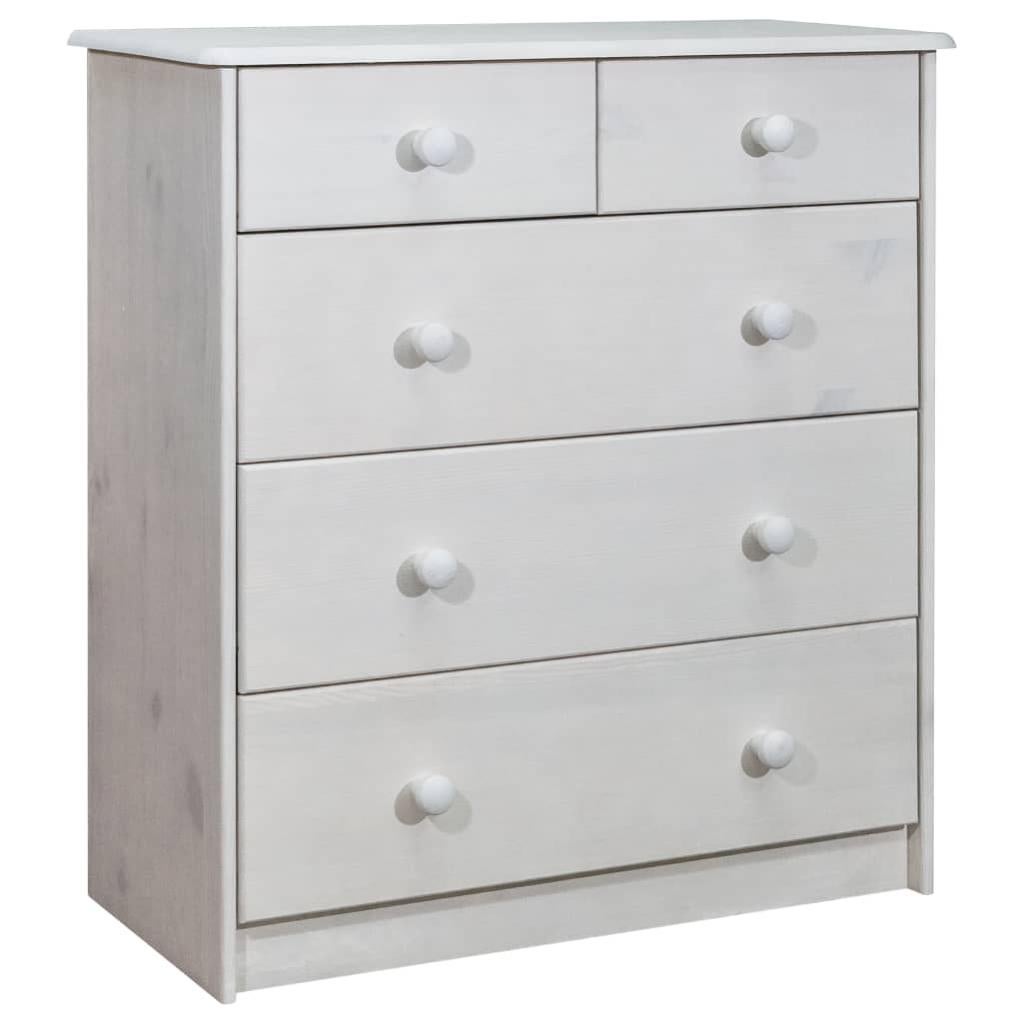 VidaXL Cajonera de madera maciza de pino 75x35x80,5 cm Leroy Merlin