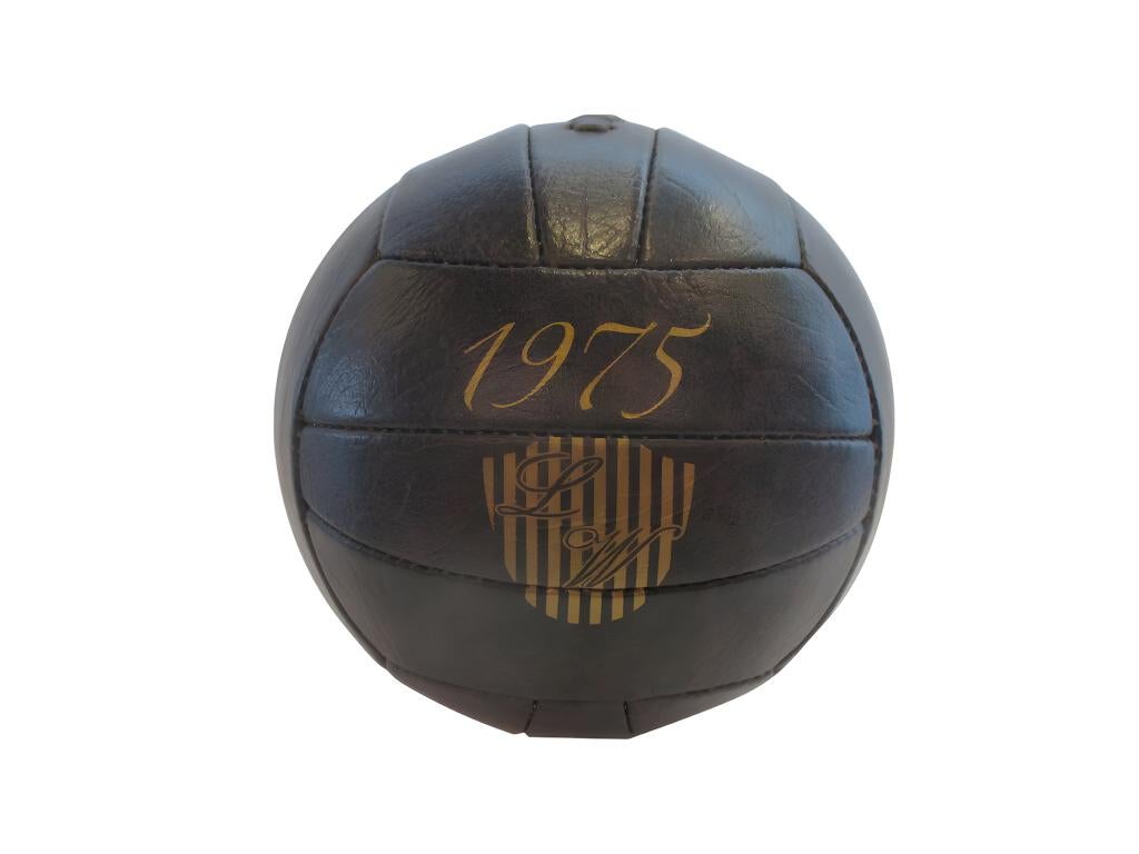 Personnalisez votre ballon de foot vintage en cuir naturel