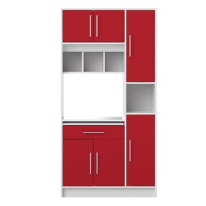 Aparador cocina bajo OLGA blanco / roble 1 puerta + cajón 118.7 x 118.3 x  43.4cm