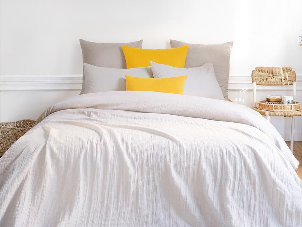 Parure de lit en gaze de coton LEGERO - housse de couette 240 x 260 + 2