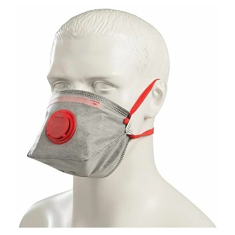 Demi-masque respiratoire FFP3 avec soupape