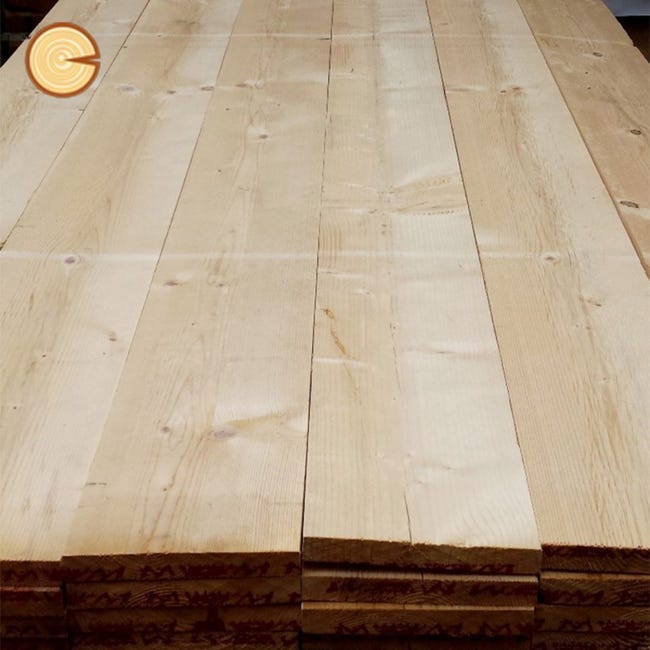 Tavole abete carpenteria grezze 120 x 22 x 2000 mm (10 pz.)