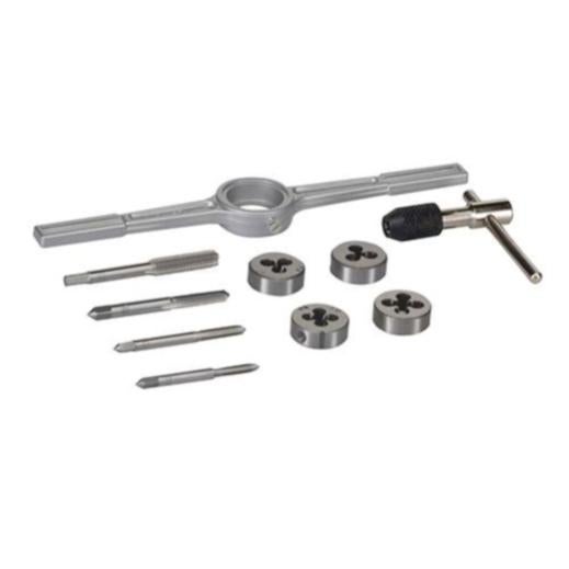 GSR Set Maschi Per Filettatura 40 Pezzi – HSS-G Serie 40 Da M3 A M12, Con Filiere, Punte E Accessori