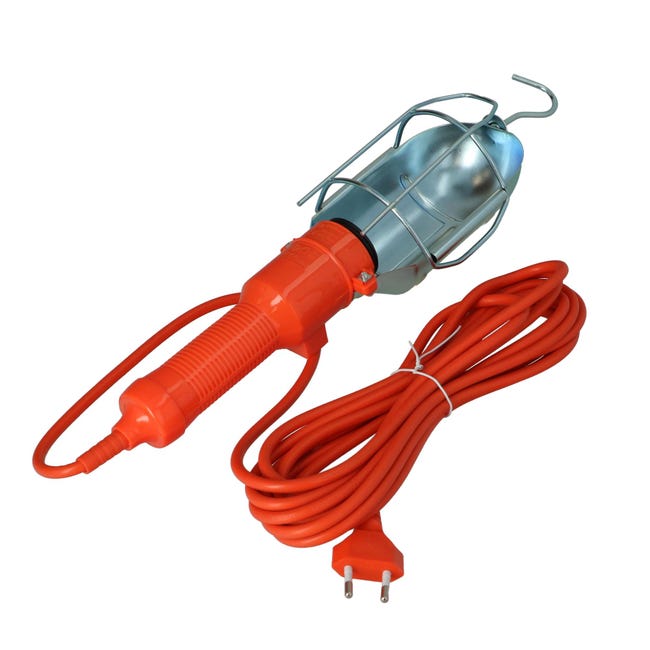 Lampadina appesa a un filo, effetto antico cavo in tessuto, portalampada in ottone FARO art Lampadina appesa a un filo, effetto antico cavo in tessuto, portalampada in ottone FARO art