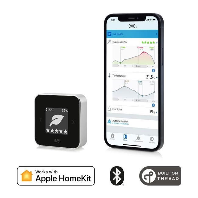Test des capteurs Homekit Eve Weather et Eve Room : température, humidité,  pression et qualité de l'air à portée d'iPhone !