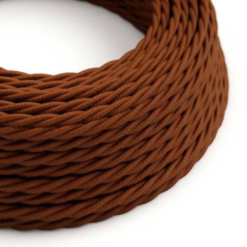 Creative Cables Textilkabel Rund, Anthrazit – 20 Meter, 3x0,75 Mm², Natürliche Leinenoptik Für Lampen & Deko