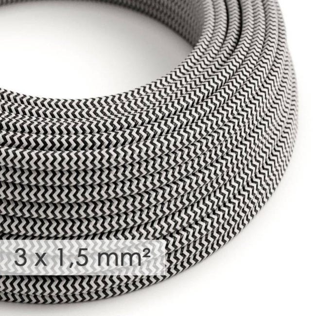 Creative cables - Cavo elettrico a larga sezione 3x1,50 rotondo Creative cables - Cavo elettrico a larga sezione 3x1,50 rotondo