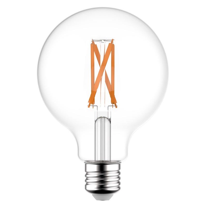 Lampadina LED Filamento Vintage 8W E27 G125 - Dimmerabile