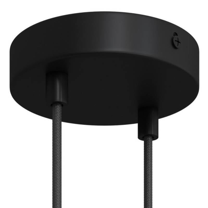 Rosone Cilindrico Creative Cables - 2 Fori, Bianco Opaco, 120mm, Per Cablaggi - Foto 4