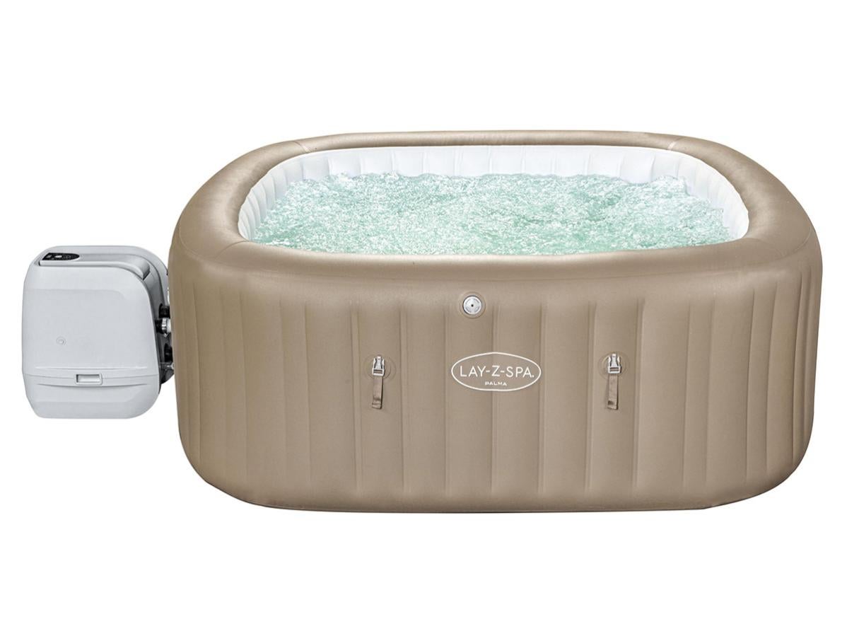 Spa Hinchable Bestway Lay-Z-Spa Palma 201X201X80 Cm Para 5-7 Personas Con Hydrojet Y Cobertor