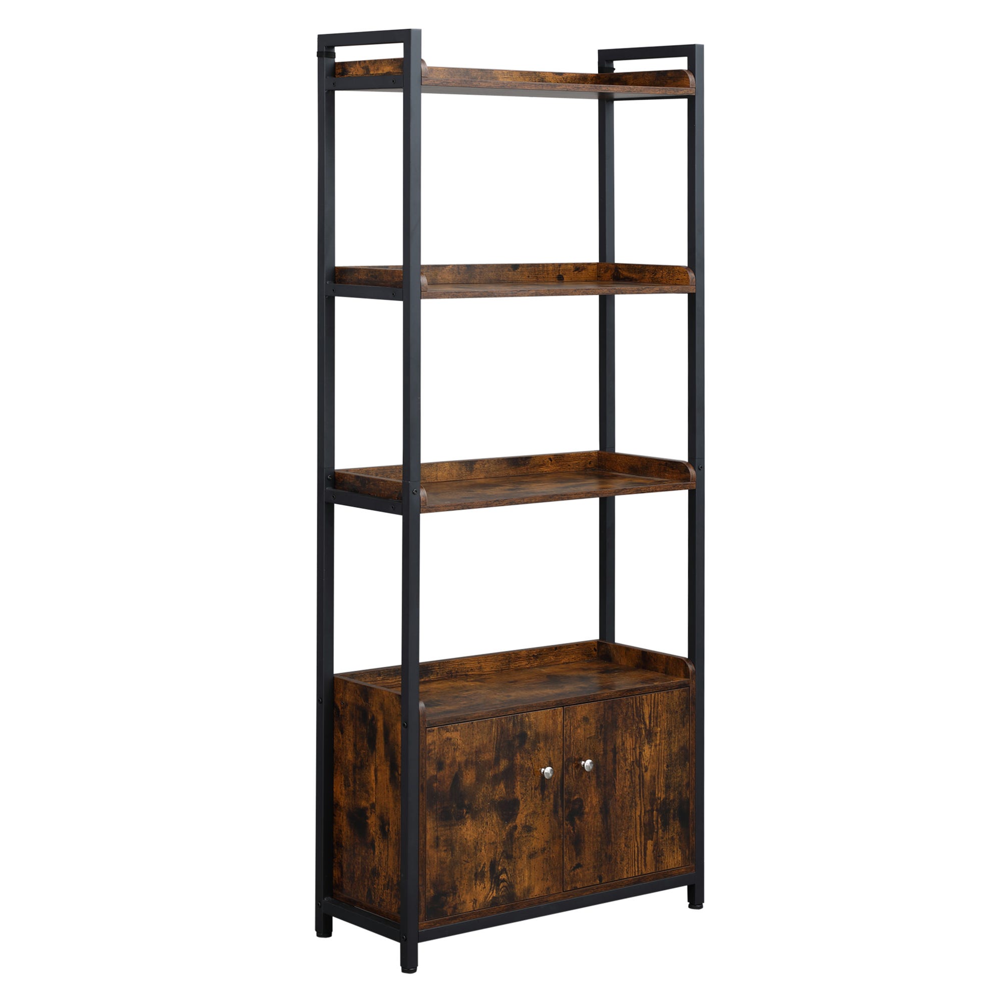 Relaxdays Libreria Vintage, 5 Mensole, Industrial, Mobili Home