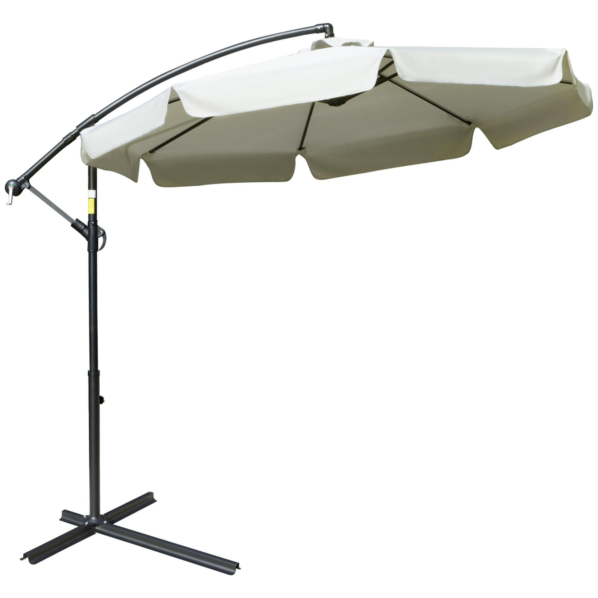 Outsunny Ombrellone da Giardino Inclinabile 2.7x2.4 m Cachi | Italy Outsunny Ombrellone da Giardino Inclinabile 2.7x2.4 m Cachi | Italy