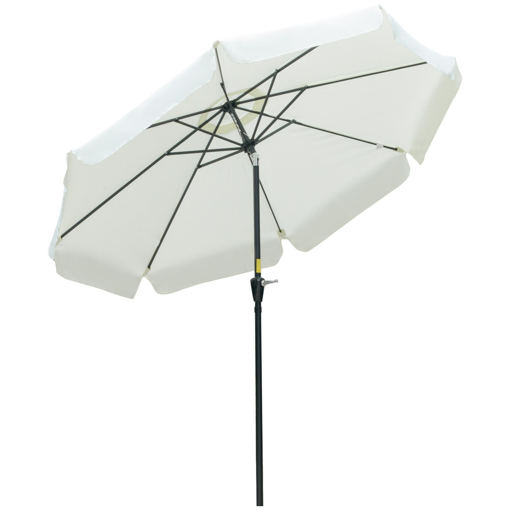 URBNLIVING Shanghai Ombrellone Rotondo Da Giardino 2,4m – Inclinabile, UPF 50+, Idrorepellente, Con Borsa (Blu)