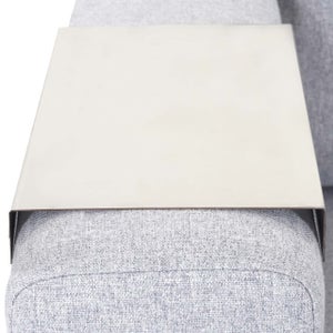 Tablette pliable plateau pour accoudoir de canapé couleur Chêne 40x44cm  WOOD
