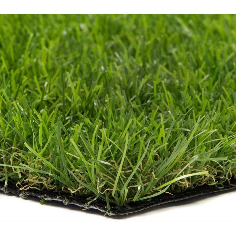 Erba Sintetica Made In Italy 7 Mm – Tappeto Prato Artificiale Drenante E Antiscivolo Per Terrazzo, Balcone E Giardino – Formato 2x3 Metri
