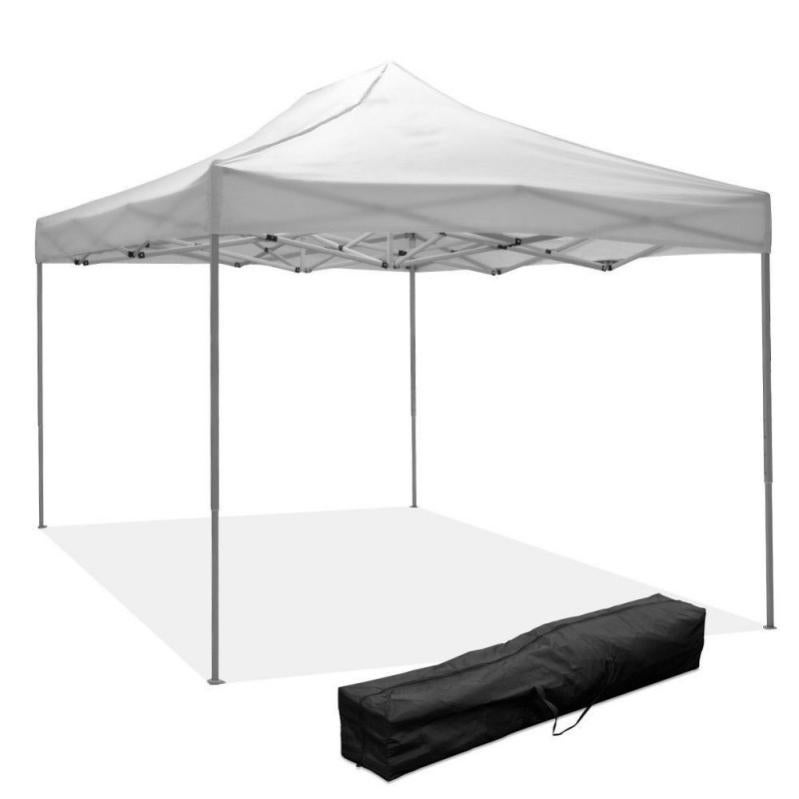 Gazebo Richiudibile Pieghevole 3 X 4 5 Bianco Ricoperto In Pvc gazebo-richiudibile-pieghevole-3-x-4-5-bianco-ricoperto-in-pvc