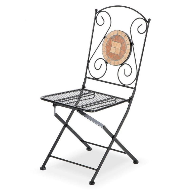 Sedia da giardino Sedia Pieghevole Sedia sedie sedia in metallo caffè casa sedia Provence FERRO 