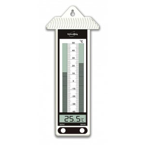 Thermometre mini-maxi noir sans mercure - Tecniba