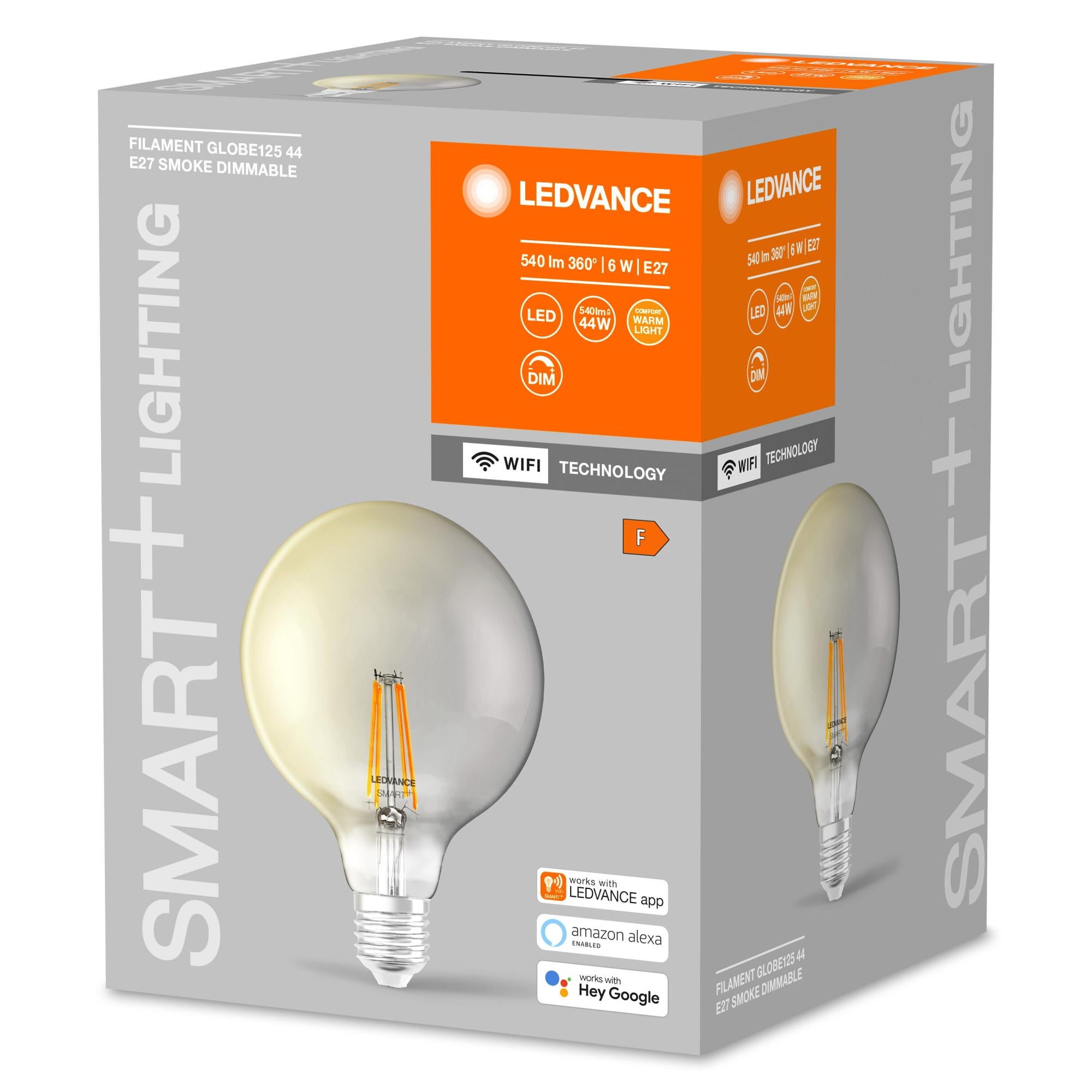 LEDVANCE Ampoule LED intelligente avec Wifi, culot E27, gradable, blanc