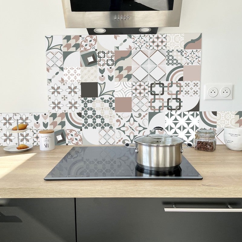 Fond de hotte ALU L 60xH 70cm Just Ciment Nuance 99deco | Leroy Merlin