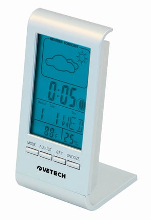 Hama - Estación meteorológica interior y exterior con Reloj digital  (Weather station con función reloj y fecha, medición tempera