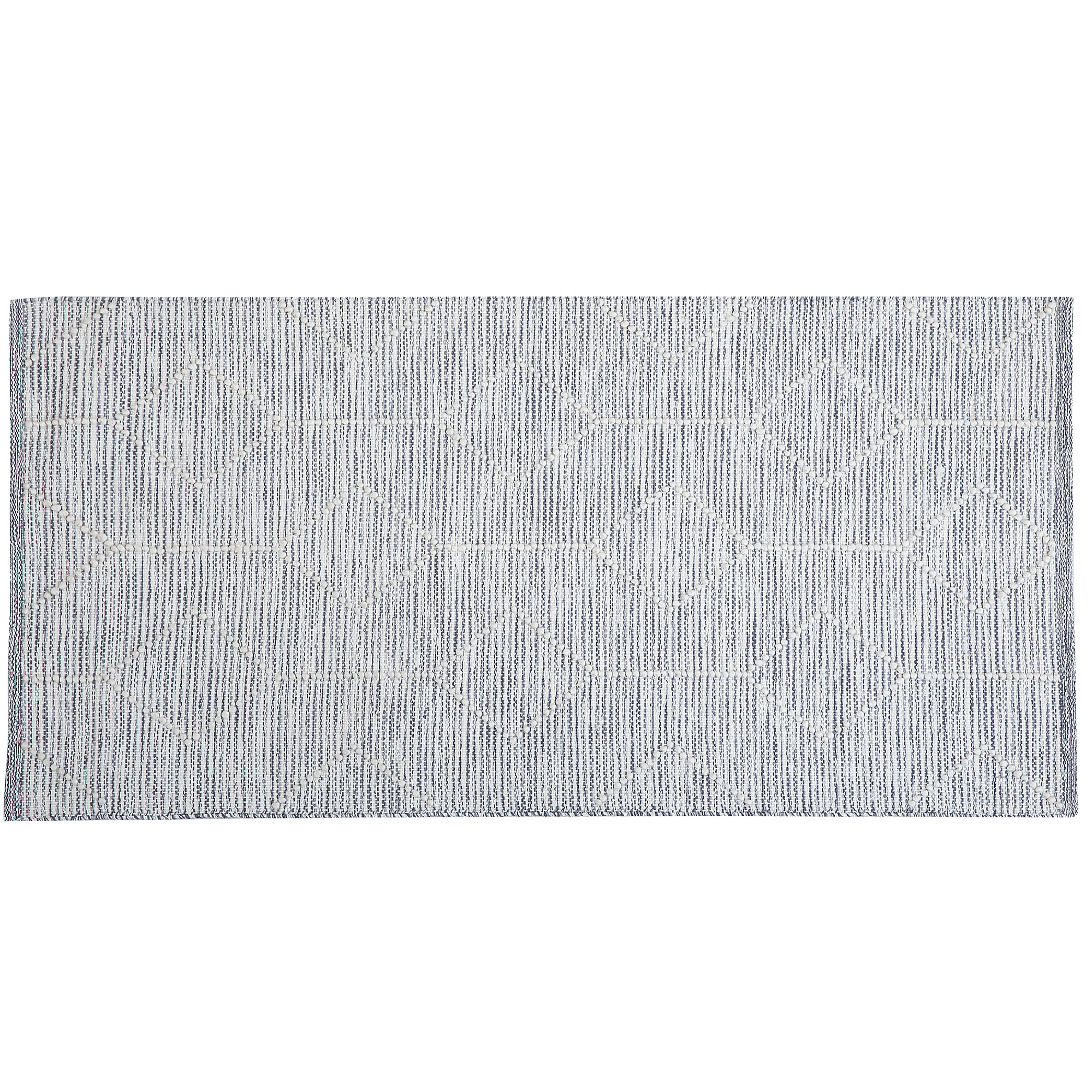 Tapis gris/beige 140 x 200 cm poil court EDREMIT