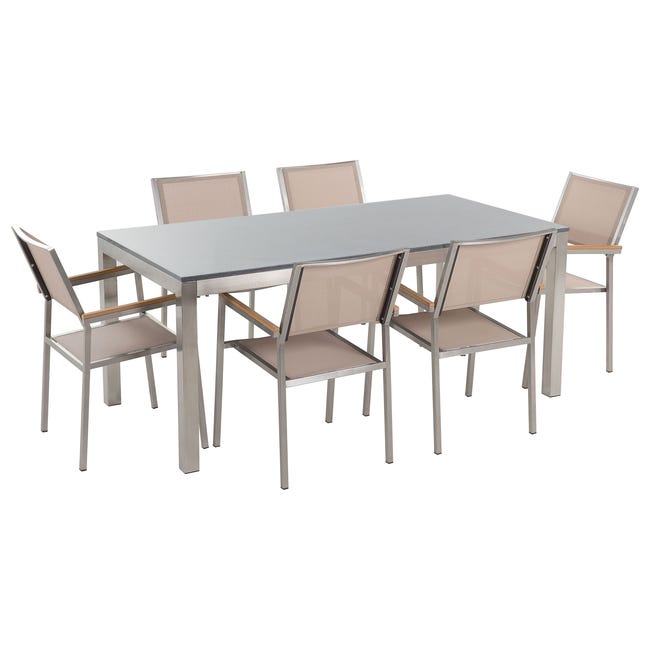Tavolo Da Pranzo Rettangolare In Vetro E Acciaio Inox Argento, 180 X 90 X 76 Cm Cassandra B3e9c Tavolo Da Pranzo Rettangolare In Vetro E Acciaio Inox Argento, 180 X 90 X 76 Cm Cassandra B3e9c