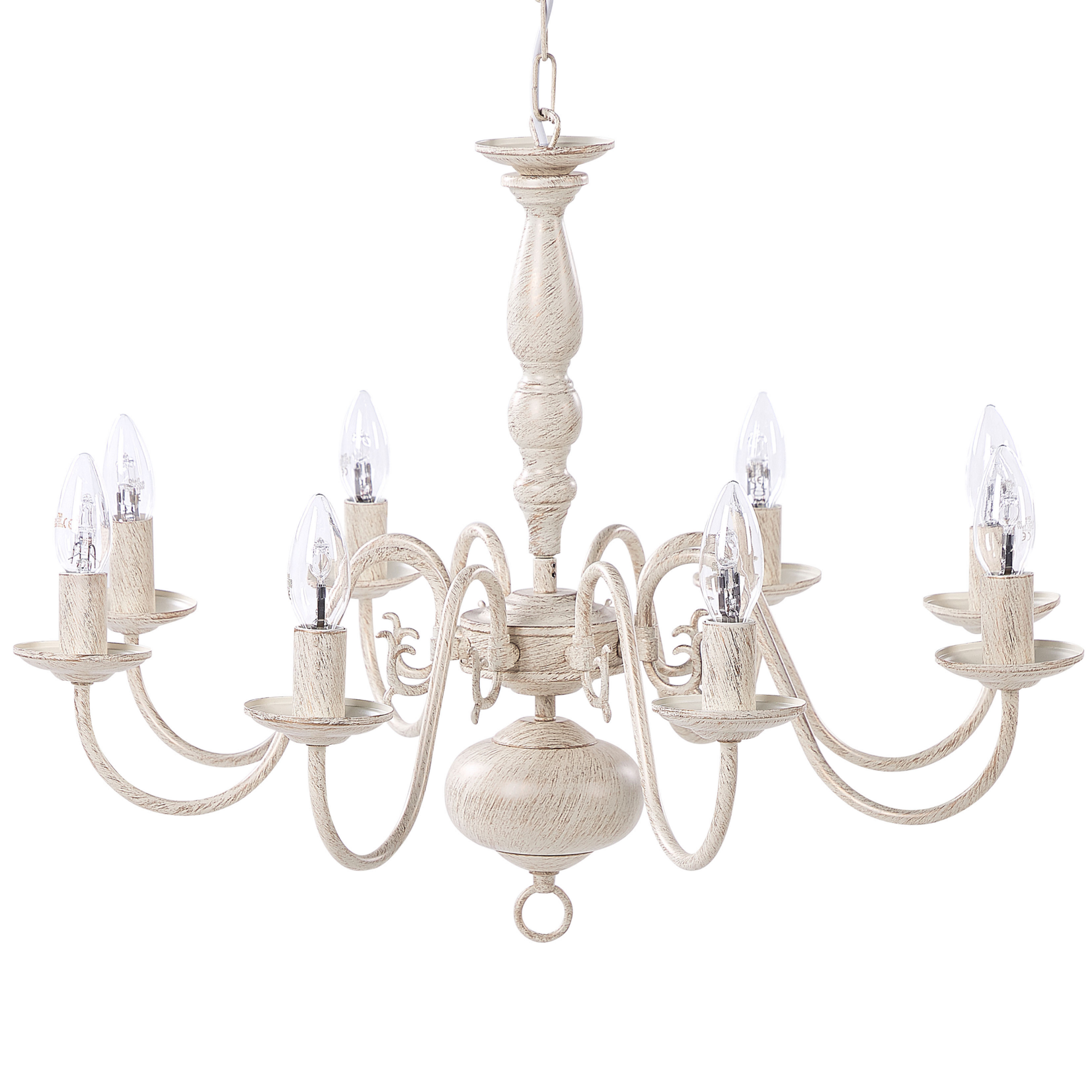 Lampadario candeliere metallo bianco 160 cm KALANG L | Leroy Merlin