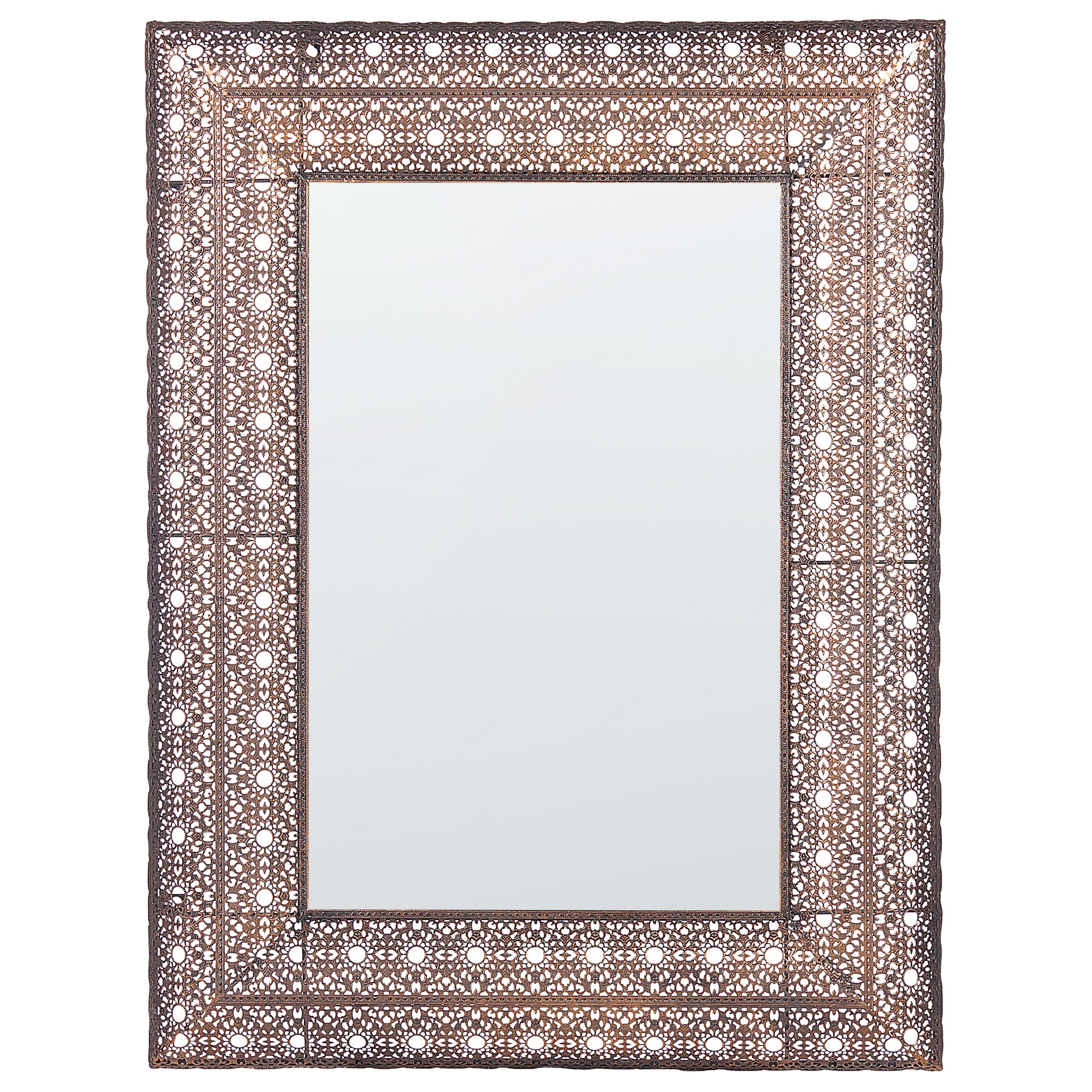 Specchio da muro 69 x 90 cm oro DEHRADUN 