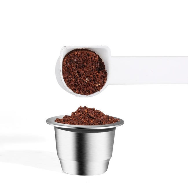 3 Capsules café rechargeable réutilisable compatible Nespresso Nescafé
