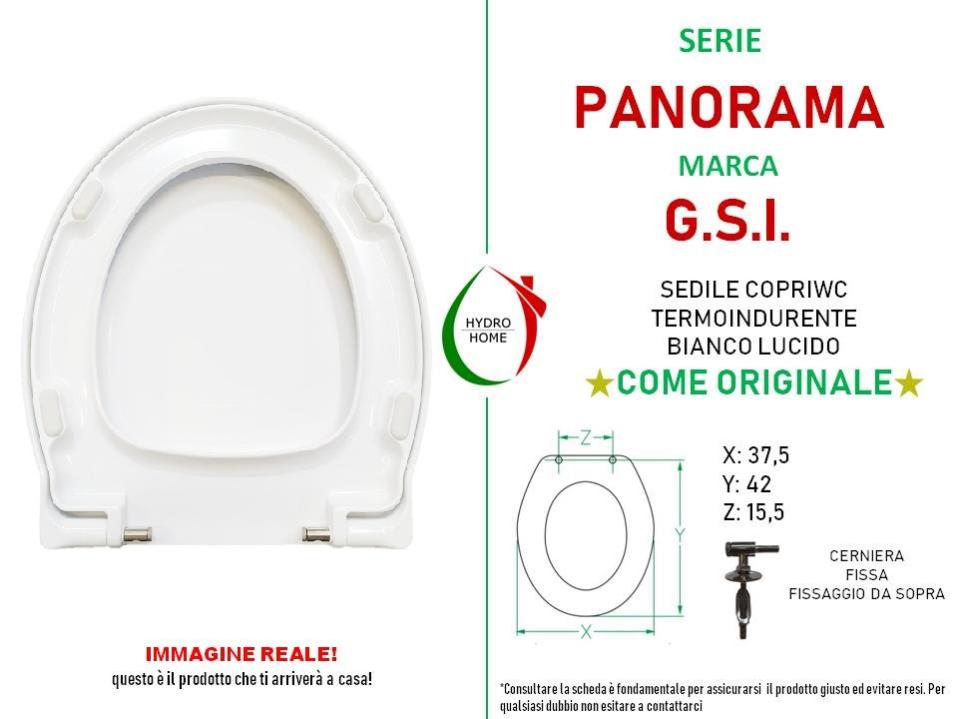 Copriwater Termoindurente Con Chiusura Ammortizzata - Come Originale Per Wc Ceramica G.S.I. - Foto 7
