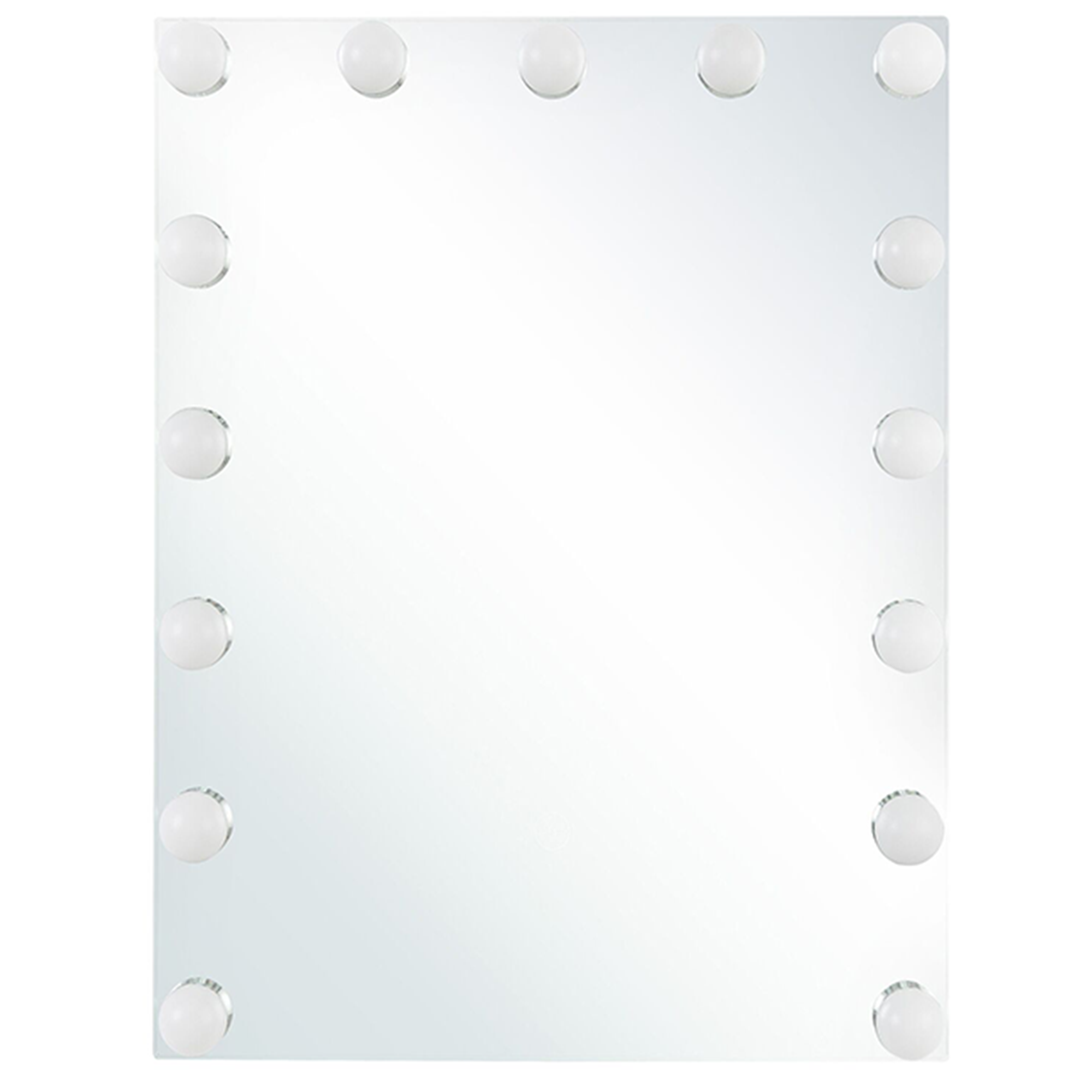 Specchio camerino da parete a LED bianco 40 x 50 cm LUCENAY