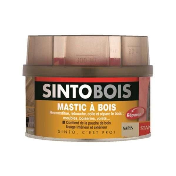mastic a bois finition sapin 1000 ml sintobois sinto leroy merlin