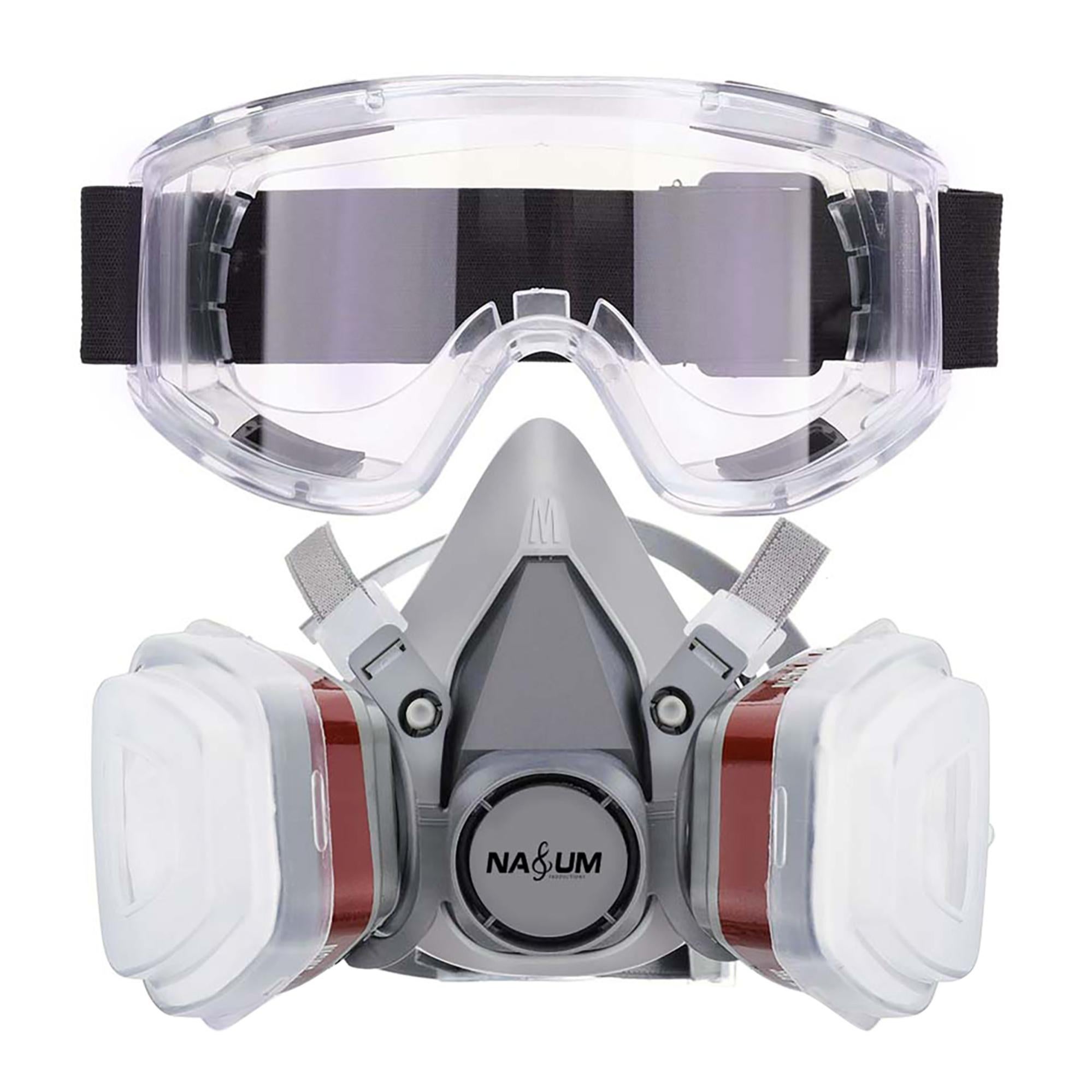 Masque anti-poussière pour menuiserie, construction, nettoyage, peinture, sciage et meulage, bleu foncé, 1 pièce, avec lentille | Leroy Merlin