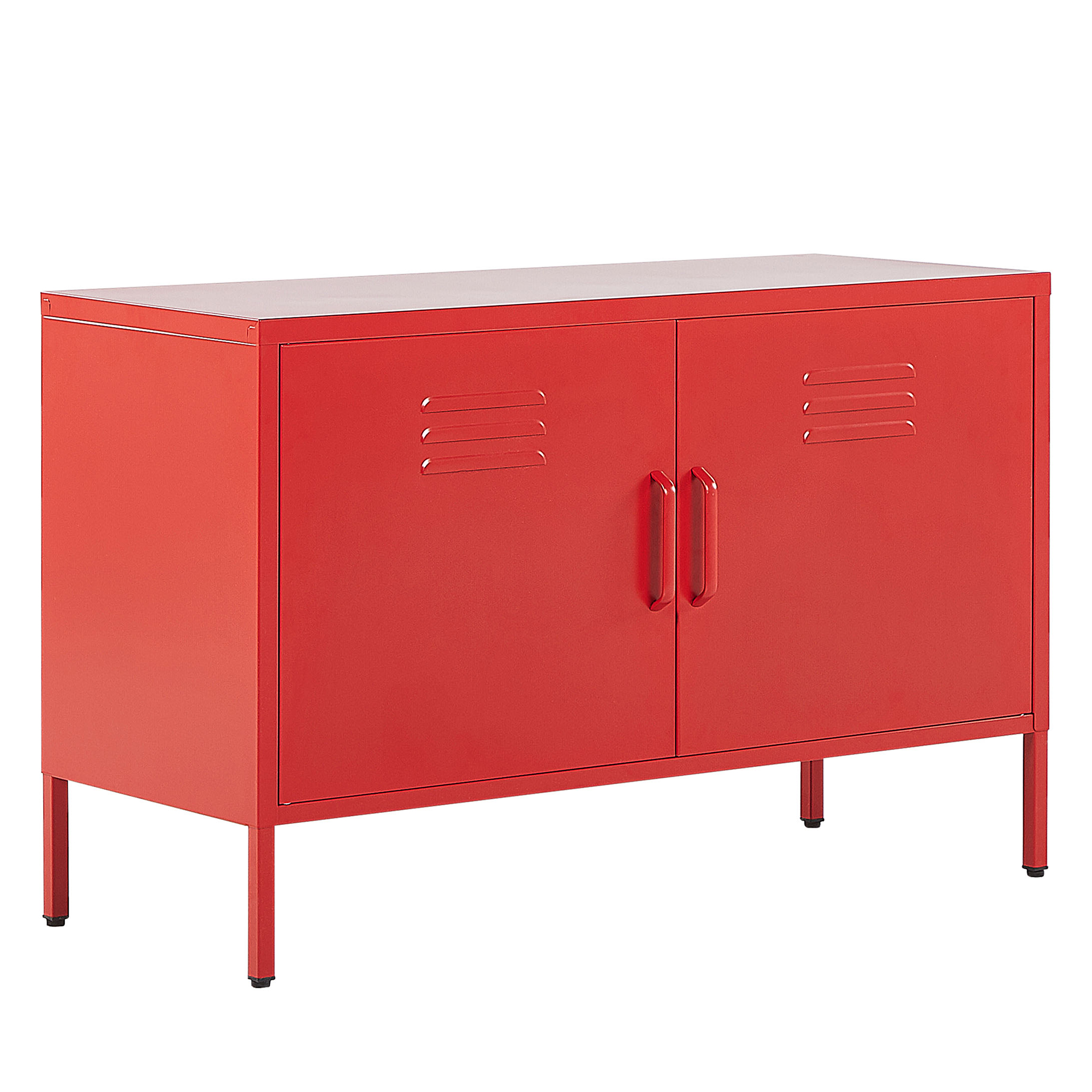 Credenza metallo rosso 40 x 100 cm URIA