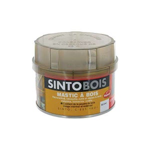 SINTOBOIS - Mastic à Bois Gros trous & fissures - Bois Clair 400g Sinto Bois  3169980399003 : Large sélection de peinture & accessoire au meilleur prix.
