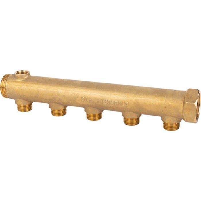 Collecteur Riquier 6 Sorties - MF 3/4 Avec Vanne M 1/2 - Pour Installations Plomberie