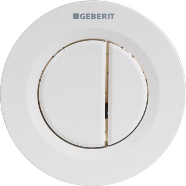 Bouton Poussoir Blanc Double Touche Reservoir Dissimule Geberit Leroy Merlin