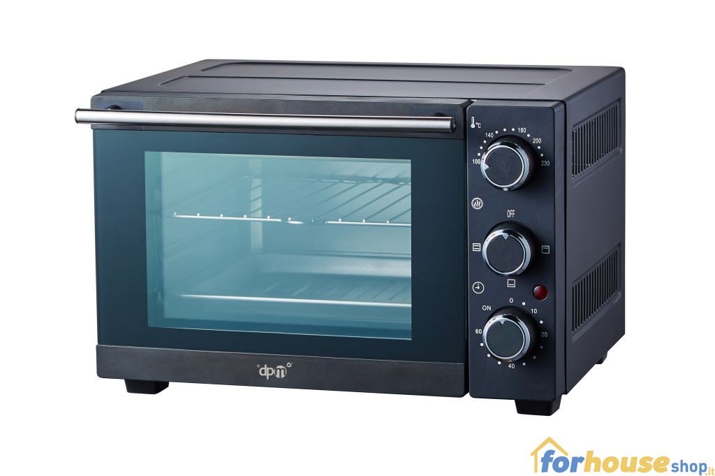 Forno Fornello da Cucina Elettrico Ventilato + Timer 1200 watt new chef 18  litri