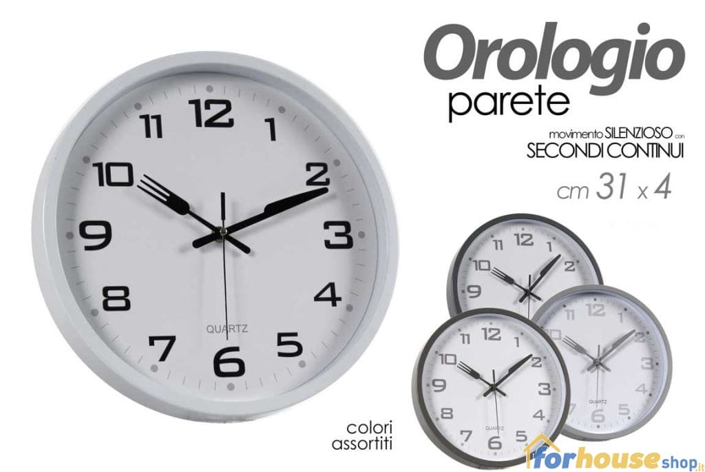 Orologio 2025 con lancette