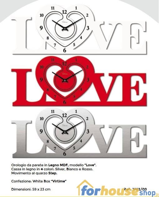 Orologio scritte 2025