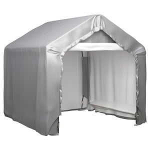 VIDAXL Tente de reception pliable avec parois Noir 2x2 m pas cher