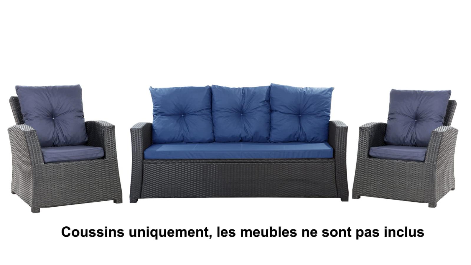 Set Di 2 Cuscini Per Sedie Da Esterno Con Lacci E Rivestimento Rimovibile Bianco Fiji 82018114 - Foto 8